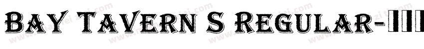 Bay Tavern S Regular字体转换